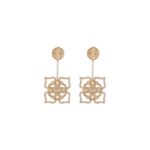 Orecchini pendenti Esaflos perle bianche - 1019 