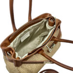 Borsa Lola colore cuoio - vista dentro