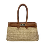 Borsa Lola colore cuoio - vista fronte