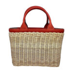 Borsa Miriam colore arancio - vista fronte