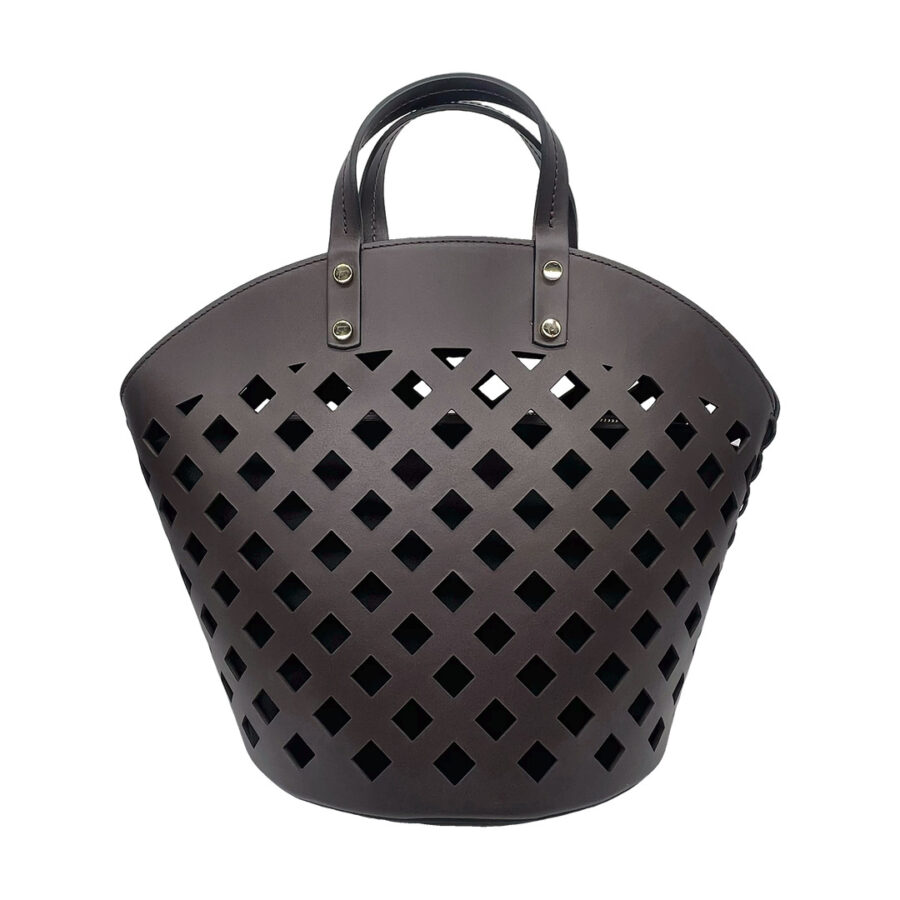 Borsa Taylor colore testa di moro - vista fronte